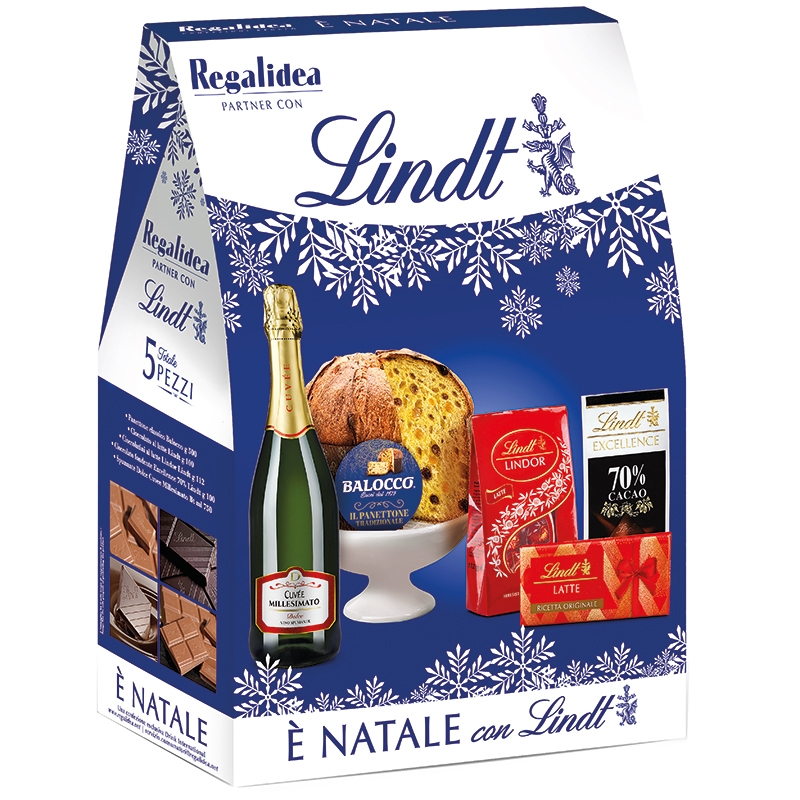 Коледна Подаръчна Кутия E Natale con Lindt- 685