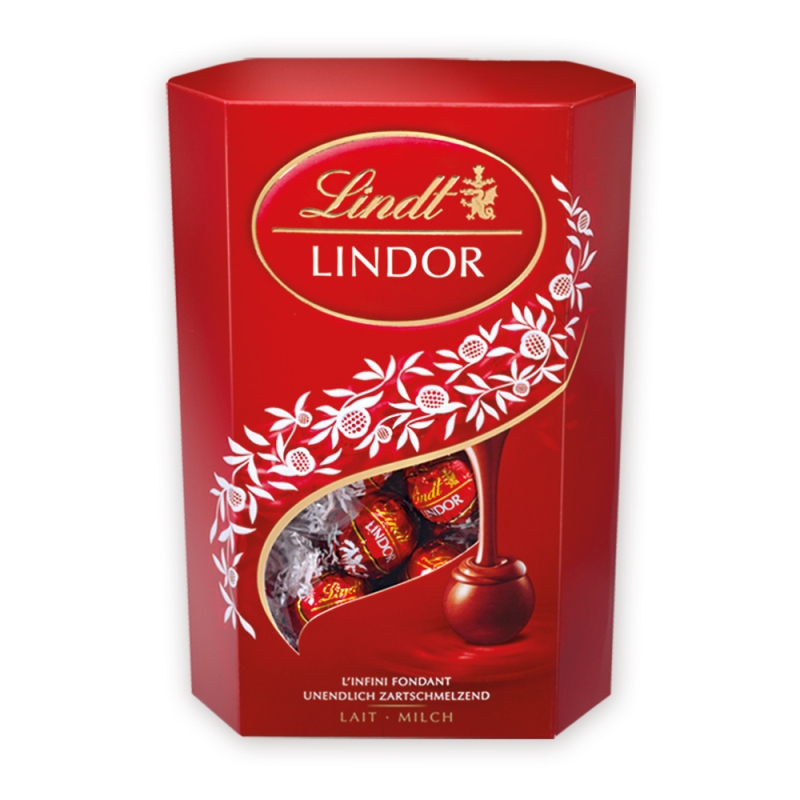 Шоколадови бонбони Lindt Lindor Milk 200 g - 16 бр