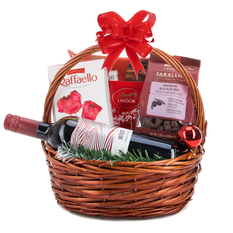 Коледна подаръчна кошница The Basket - 1008
